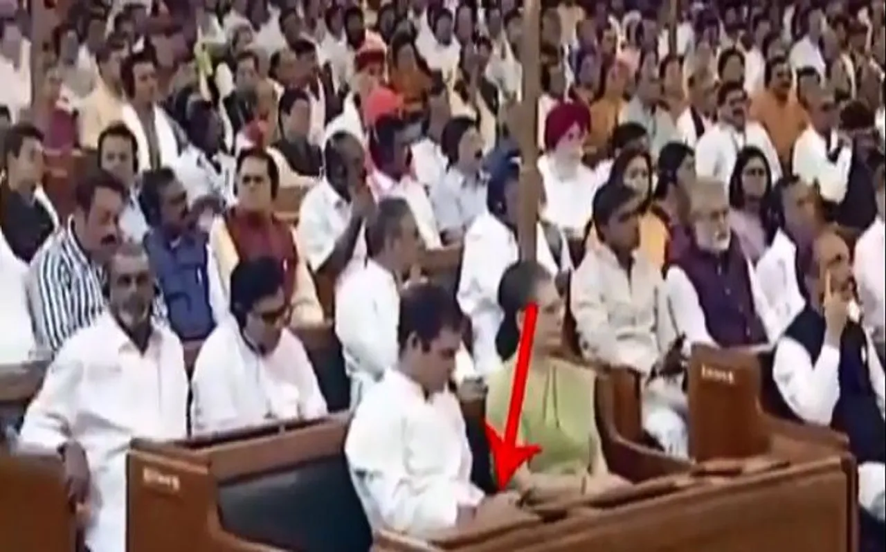 संसद में फिर भटका राहुल गांधी का ध्यान, पहले आंख मारी थी तो अब किया ये काम