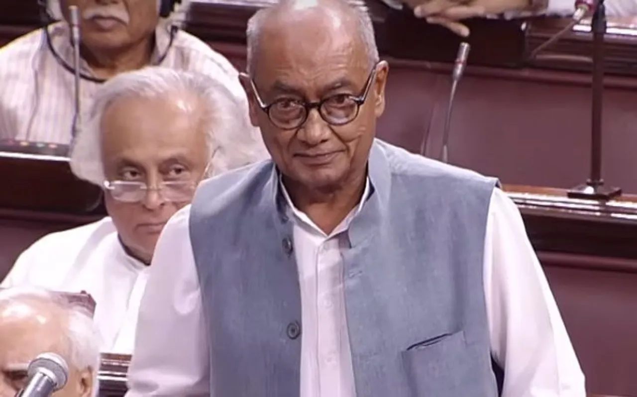 राज्यसभा में दिग्विजय सिंह ने पीएम मोदी पर किया हमला- मुस्लिम टोपी पहनने से इंकार करने वाले विश्वास की बात कर रहे हैं