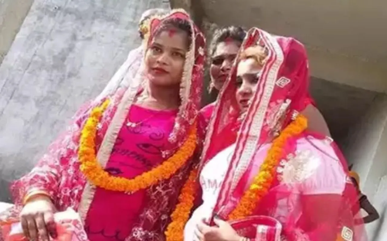 वाराणसी में मौसेरी बहनों ने आपस में रचाई शादी, ये बताया कारण