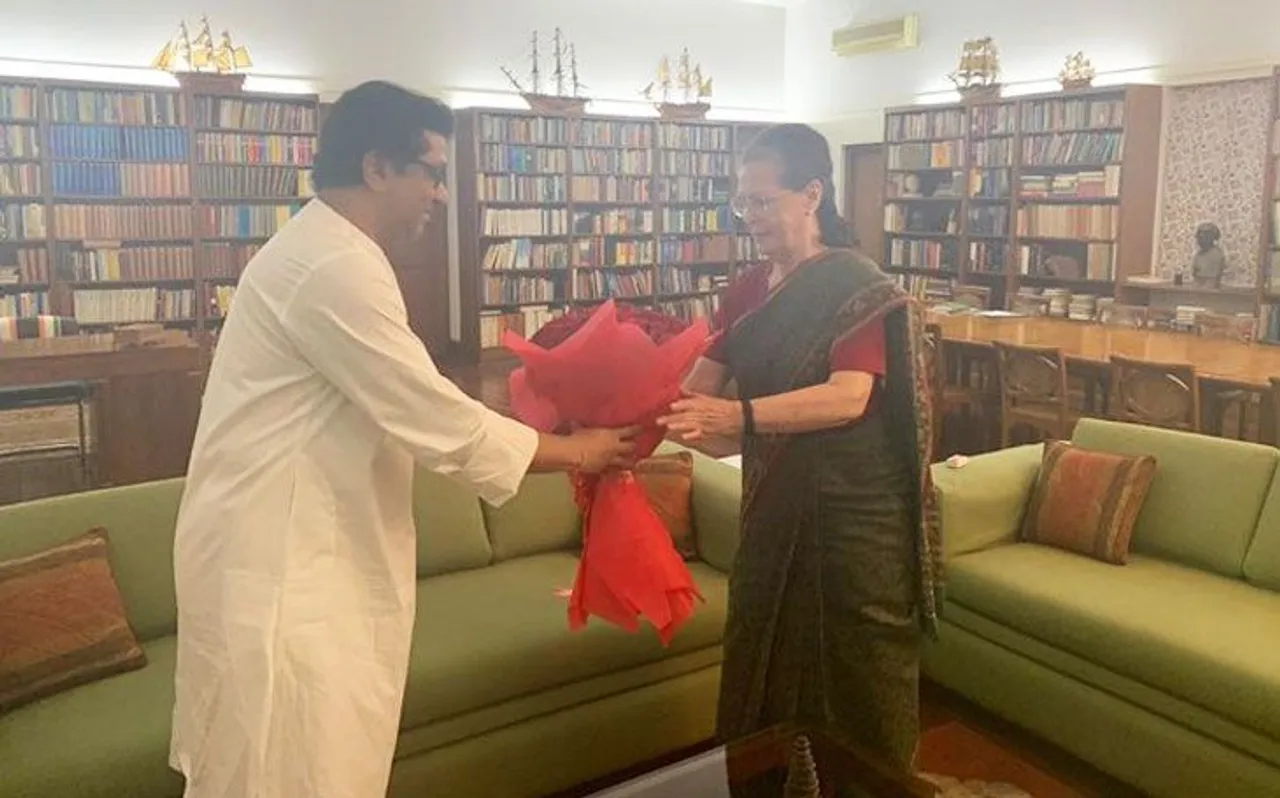 MNS प्रमुख राज ठाकरे ने सोनिया गांधी से की मुलाकात, महाराष्ट्र चुनाव को लेकर हुई चर्चा: सूत्र