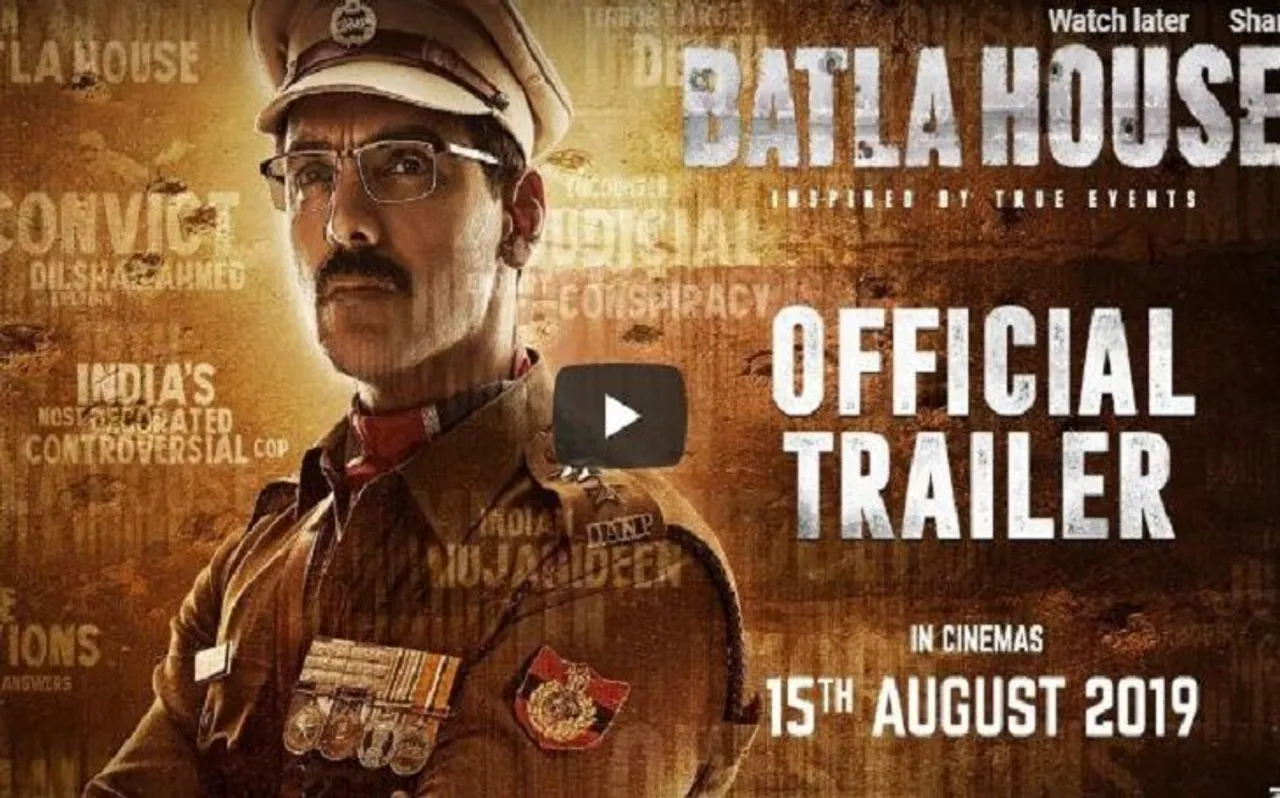 Batla House Trailer: फिल्म 'बाटला हाउस' के ट्रेलर में दिखी जॉन अब्राहम की दमदार एक्टिंग, यहां देखें Video