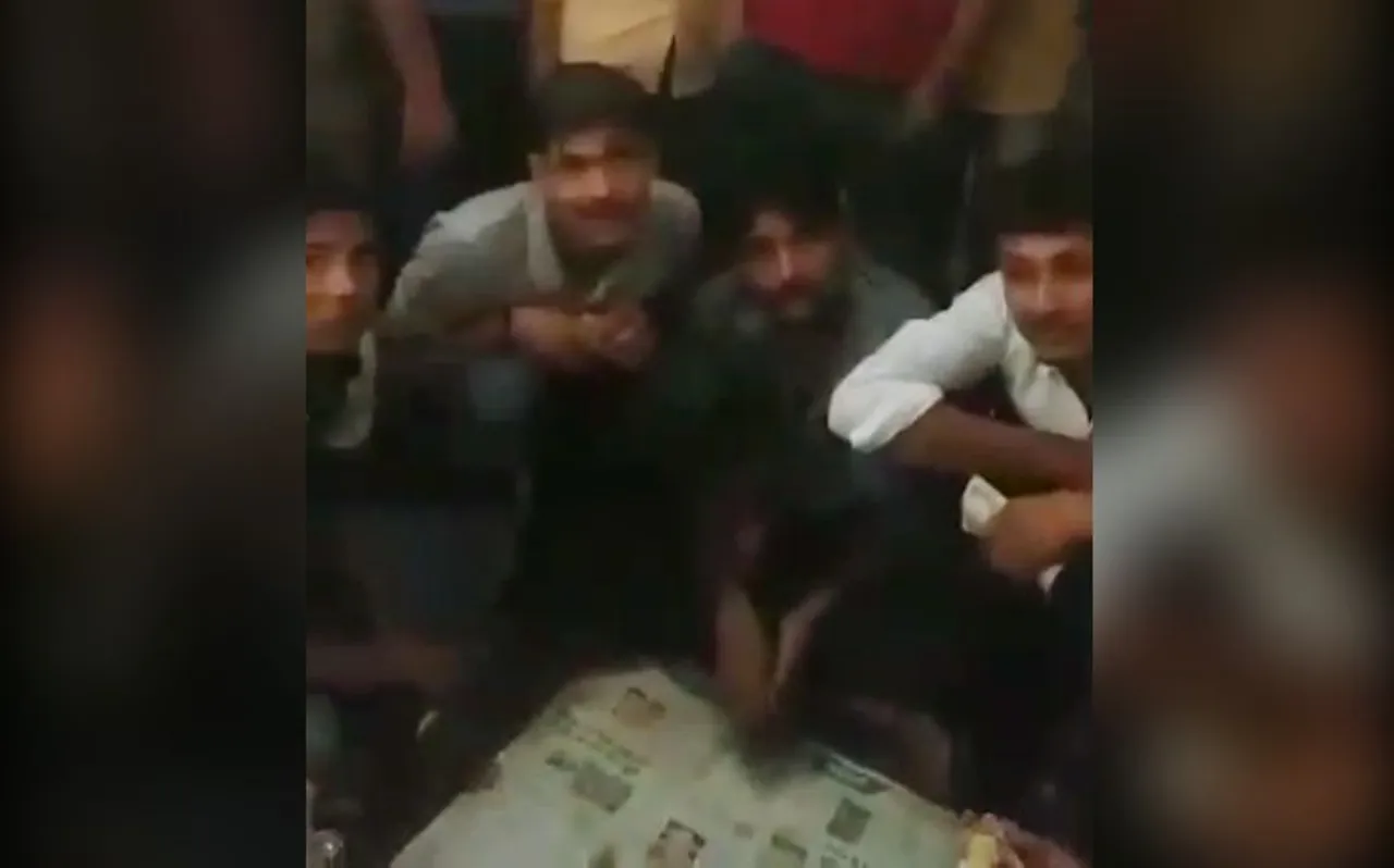 आगरा जिला न्यायालय में पेशी के लिए आए कैदी खेलते हैं जुआ, VIDEO हुआ वायरल