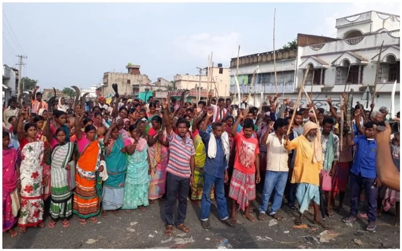 झारखंड : कोल ब्लॉक कंपनी को लेकर नहीं थम रहा ग्रामीणों का विरोध, कहा- जान चली जाए पर नहीं देंगे जमीन