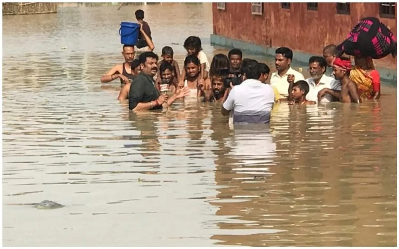 बिहार : बाढ़ से शहर को बचाने के लिए बनाया गया स्लुइस गेट ही बना जलप्रलय का मुख्य कारण