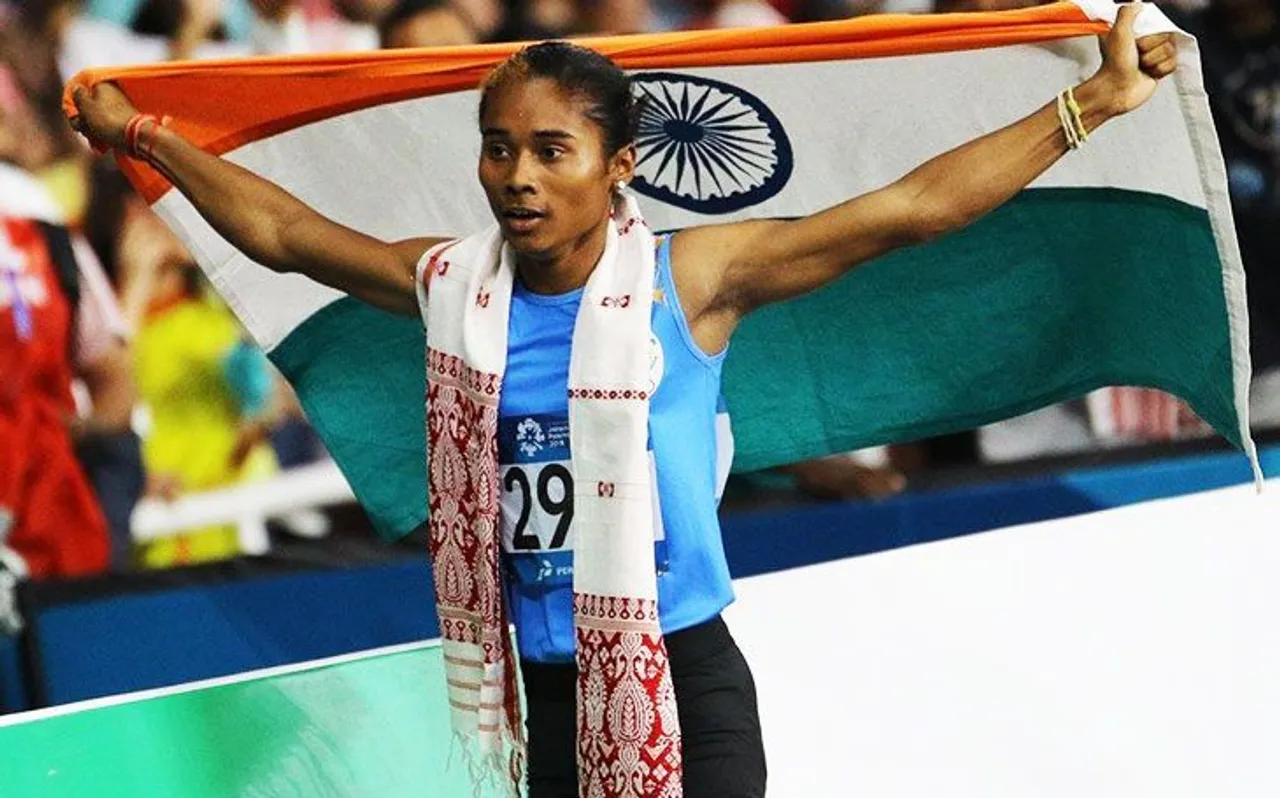 एथलेटिक्स:'ढिंग एक्सप्रेस' हिमा दास का गजब प्रदर्शन, जीता 5वां गोल्ड मेडल