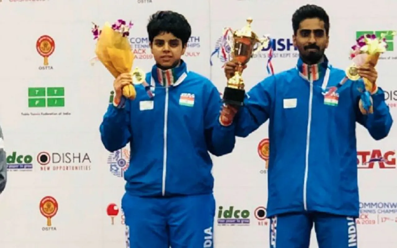 साथियान, अर्चना की जोड़ी ने राष्ट्रमंडल टेबल टेनिस में जीता स्वर्ण