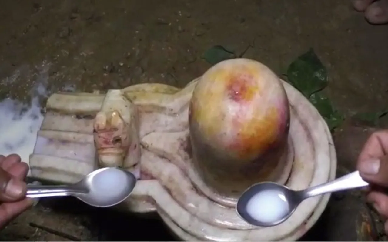 सावन के महीने में इस गांव में हुआ चमत्कार, नंदी बाबा पी रहे हैं दूध और पानी
