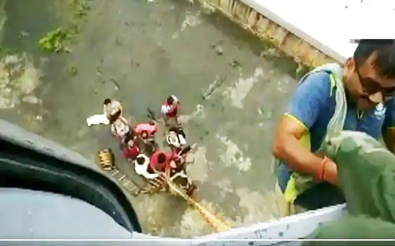 बाढ़ का कोहराम: ठाणे जिले में 100 से ज्यादा लोग फंसे, वायुसेना ने शुरू किया बचाव अभियान