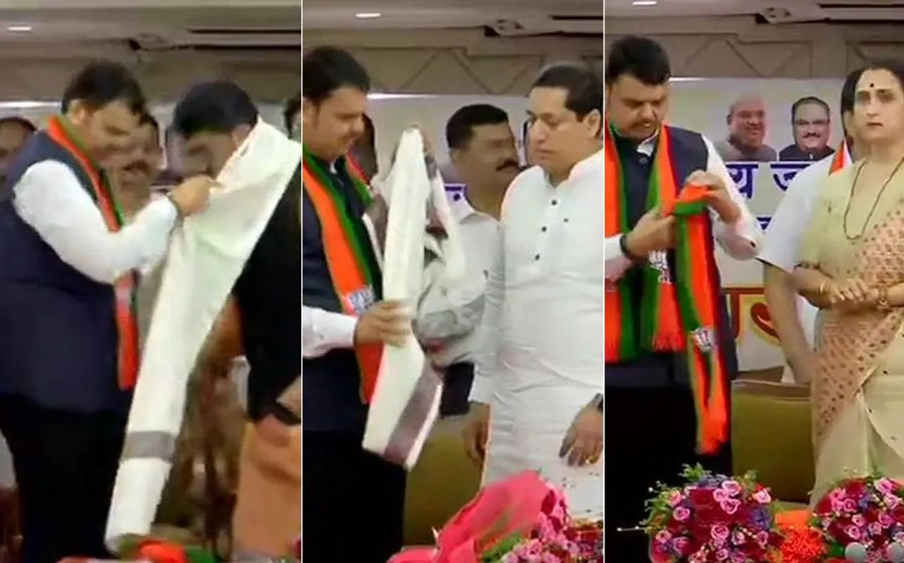 महाराष्‍ट्र में कांग्रेस और एनसीपी को जोर का झटका, कई नेताओं ने थामा बीजेपी का दामन