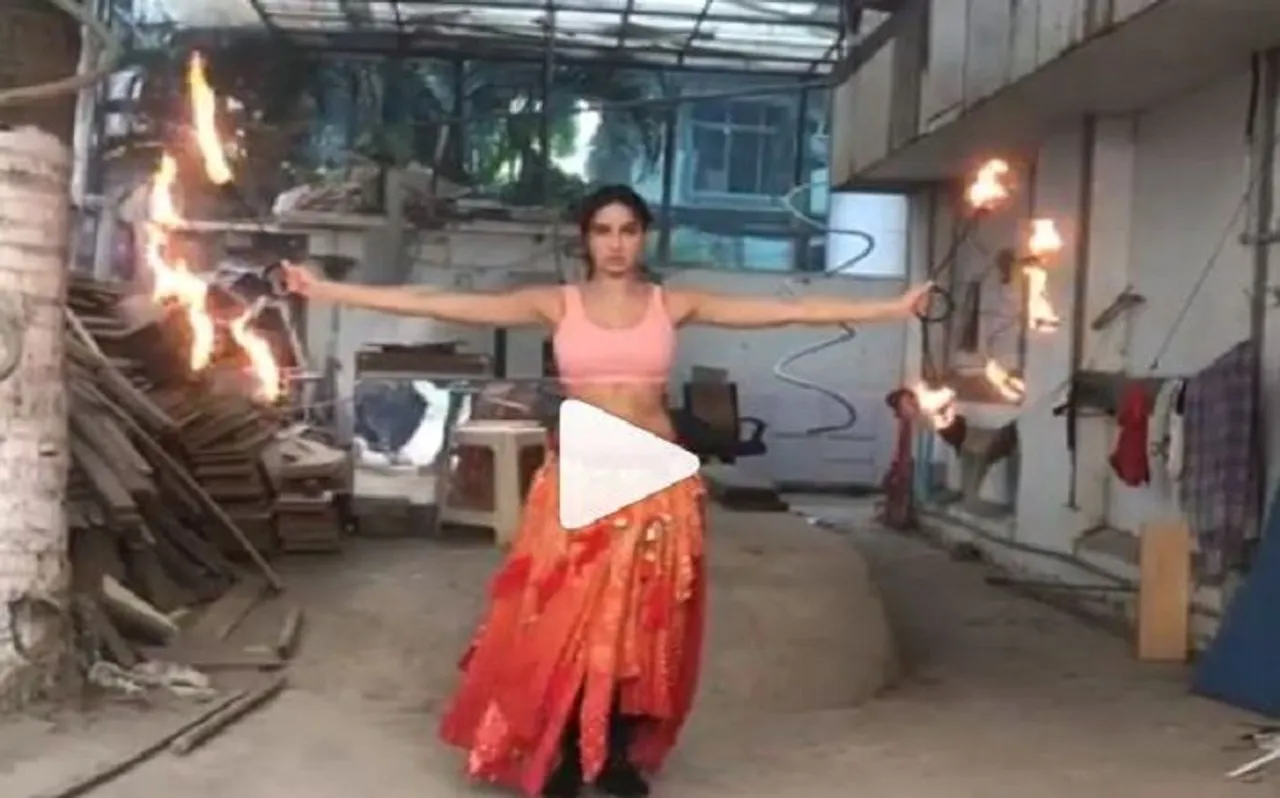 नोरा फतेही ने 2 दिन में ऐसे सीखा खतरनाक फायर डांस, देखें Video
