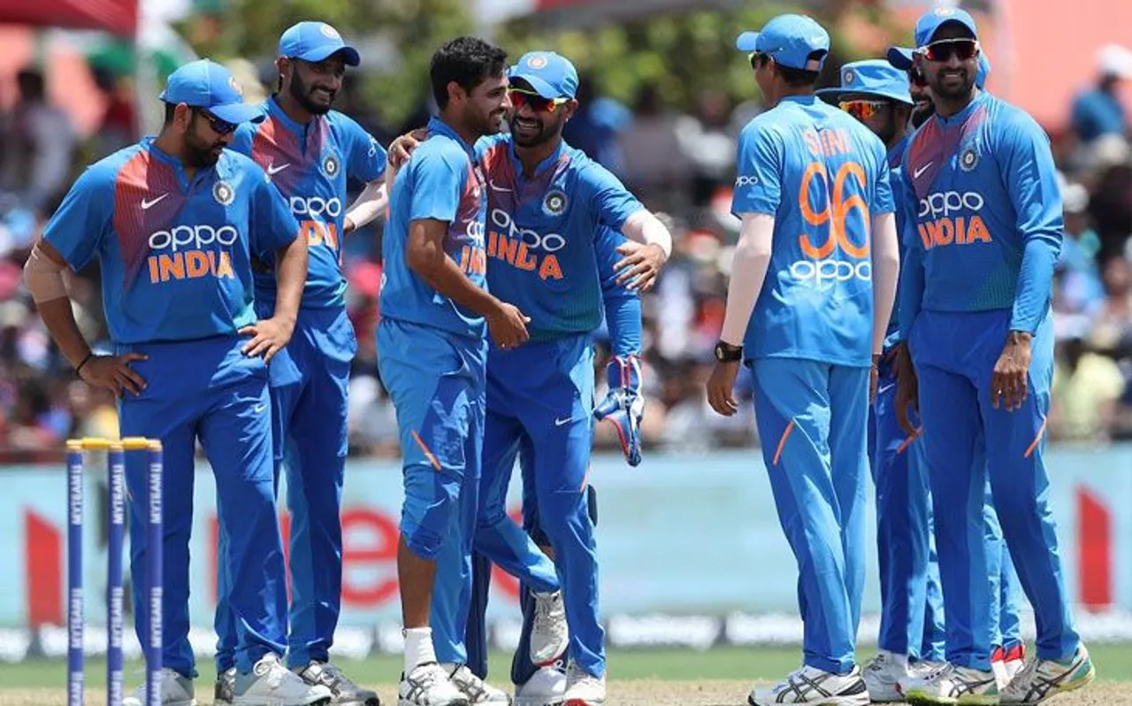 IND vs WI : डकवर्थ लुईस से जीता भारत, वेस्टइंडीज को 22 रन से हराया