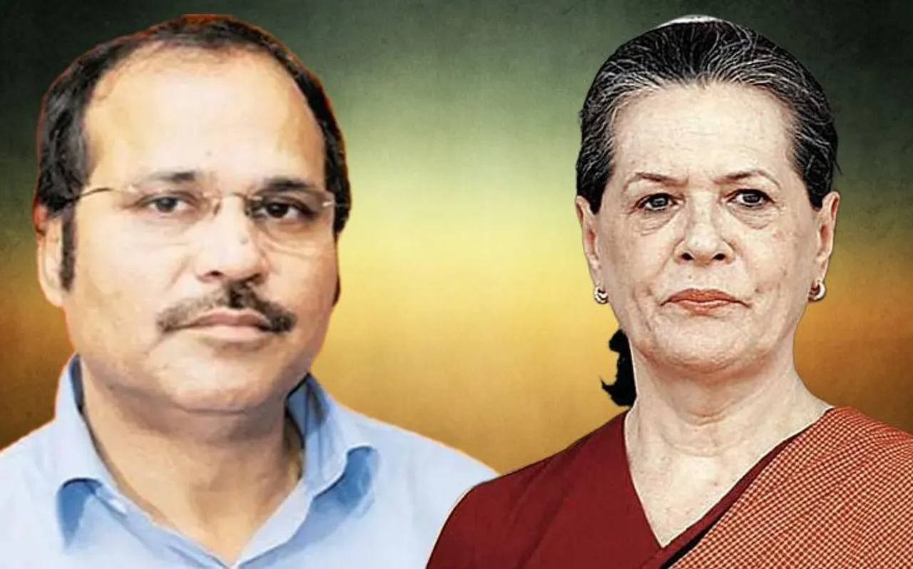 अधीर रंजन चौधरी की गलती से सोनिया गांधी नाराज, मनीष तिवारी से खुश