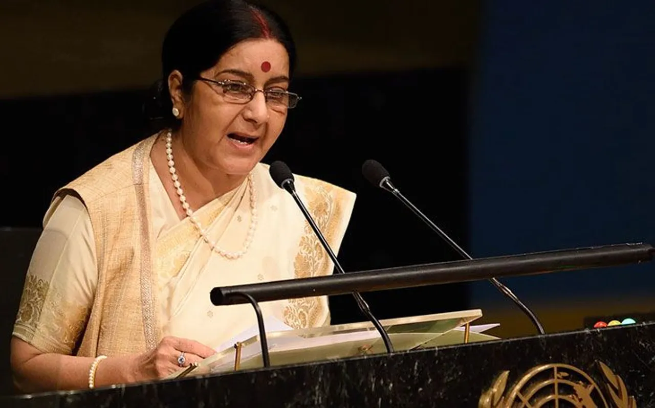 अटल बिहारी वाजपेयी के बाद सुषमा स्वराज ने दिया था हिंदी में भाषण, पाकिस्तान को जमकर लगाई थी लताड़