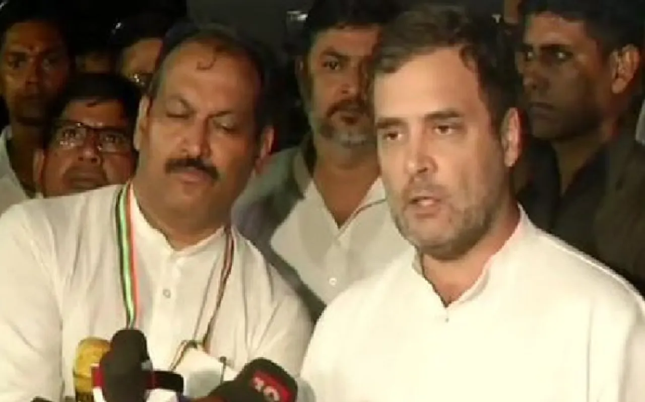 CWC की मीटिंग से बाहर निकलकर बोले राहुल गांधी- जम्मू-कश्मीर में हालात बिगड़े, पीएम नरेंद्र मोदी दें जवाब