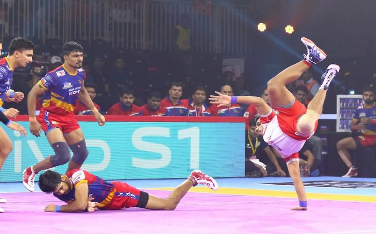 PKL 7: जीत की हैट्रिक के साथ हरियाणा स्टीलर्स टॉप-3 में, यूपी योद्धा को 36-33 से हराया