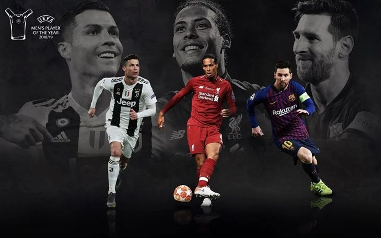 कौन बनेगा UEFA प्लेयर ऑफ द ईयर, मेसी, रोनाल्डो और वान डिजिक नामांकित