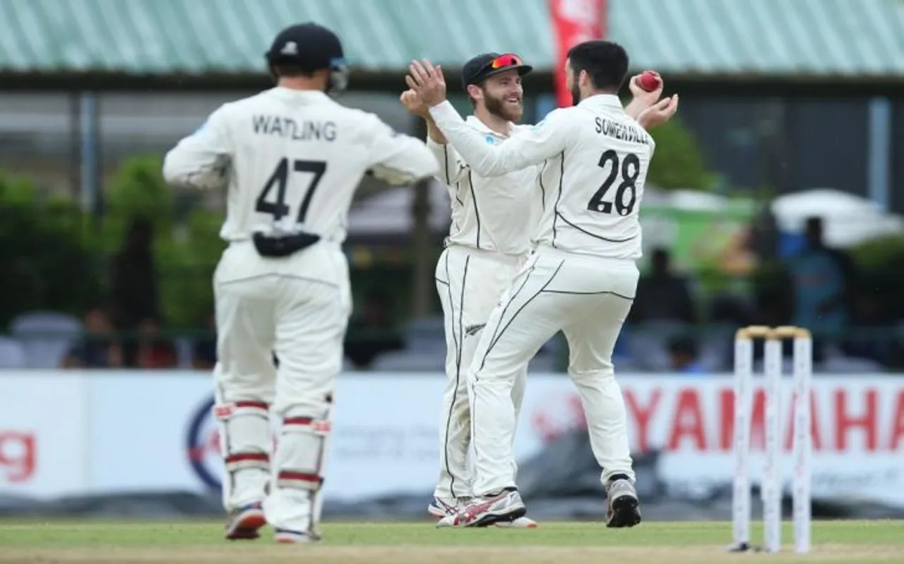 SL vs NZ: बारिश की वजह से पहले दिन हो सका सिर्फ 36.3 ओवर का खेल, श्रीलंका का स्कोर 85-2