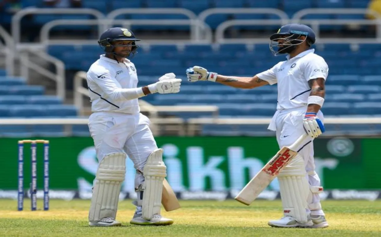 IND v WI 2nd Test: विराट का अर्धशतक, टीम इंडिया ने पहले दिन बनाए 264/5, हनुमा और रिषभ क्रीज पर