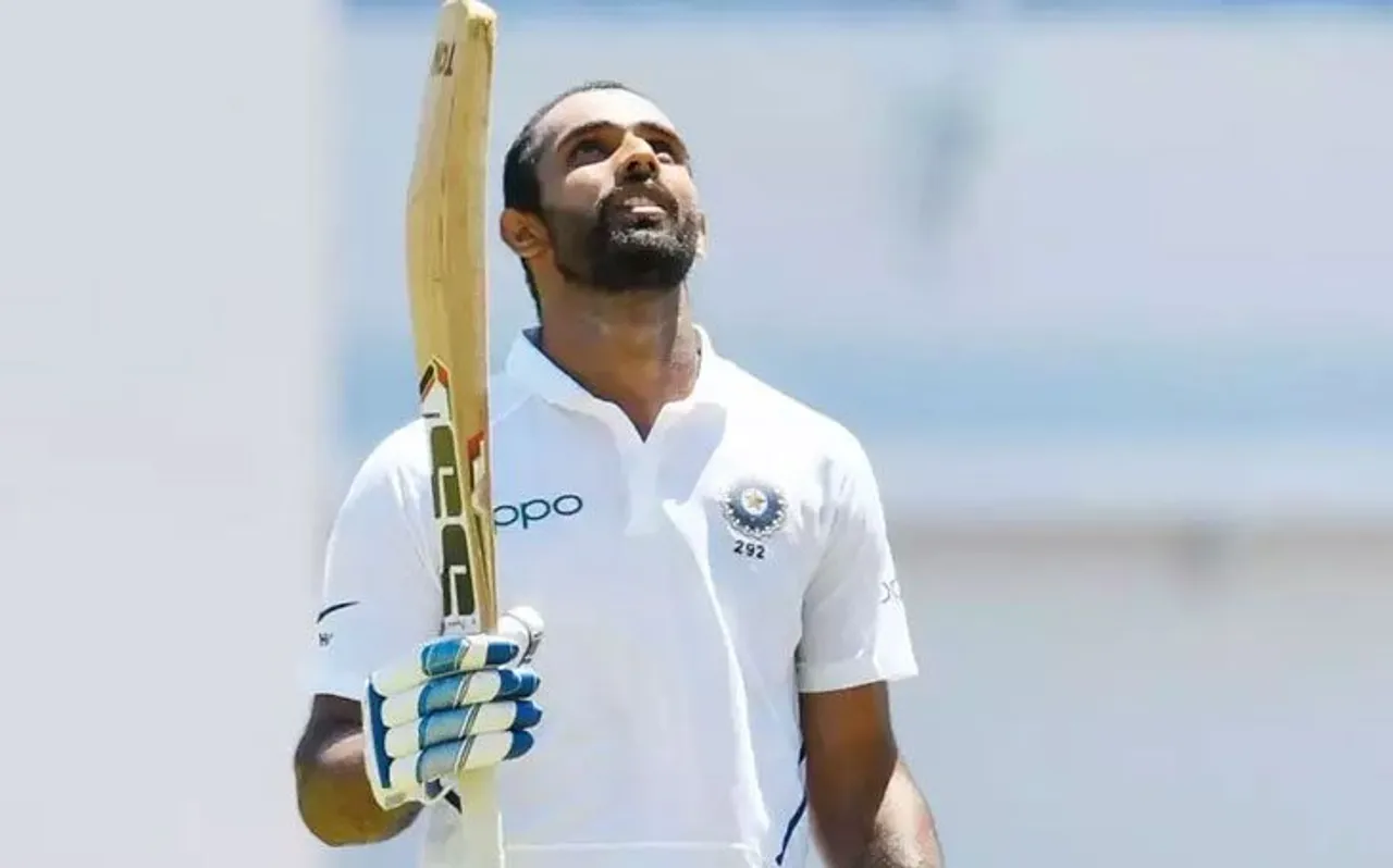 INDvWI: हनुमा विहारी ने स्वर्गीय पिता को समर्पित किया करियर का पहला टेस्ट शतक