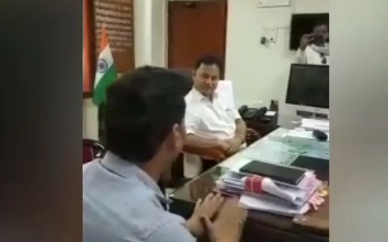 कलेक्टर को धमकाते हुए BJP विधायक संजय पाठक का VIDEO वायरल