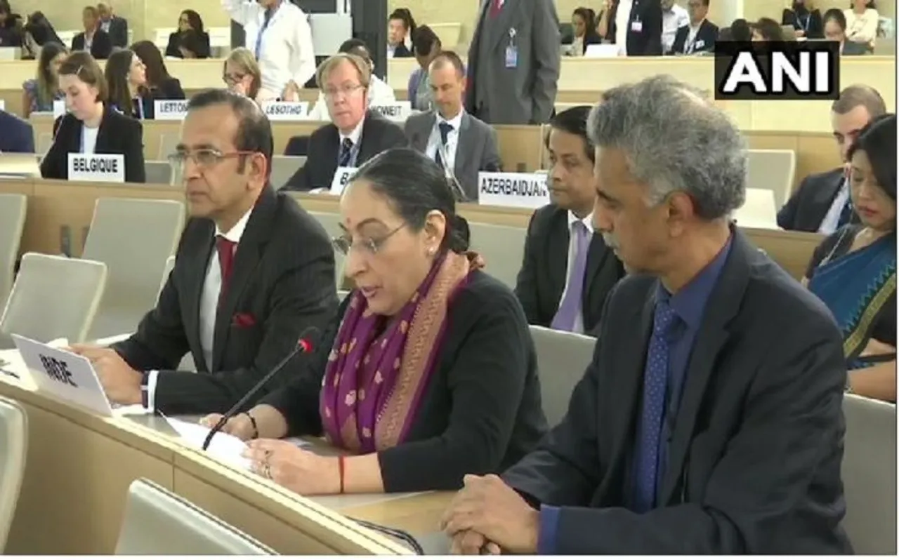 UNHRC में पाकिस्‍तान को भारत ने किया नंगा, कहा-आतंक को पनाह देने वाले न करें मानवाधिकारों की बात