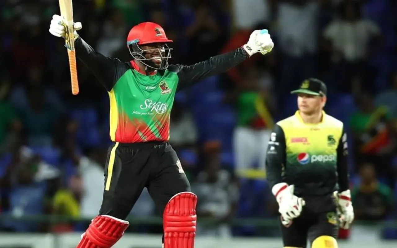 CPL 2019: क्रिस गेल के तूफानी शतक पर भारी पड़ी डेवॉन थॉमस और इविन लुइस की आंधी, 18.5 ओवर में बना दिए 242 रन
