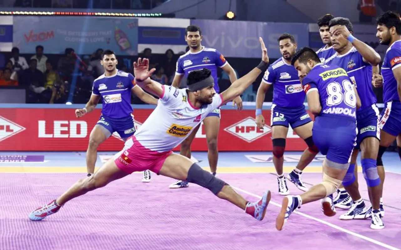 PKL 7: हरियार्णा स्टीलर्स और जयपुर पिंक पैंथर्स के बीच खेला गया मैच 32-32 पर टाई