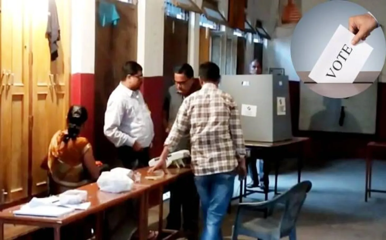 हमीरपुर उपचुनाव के लिए मतदान जारी, 4 दिग्गजों में कांटे की टक्कर