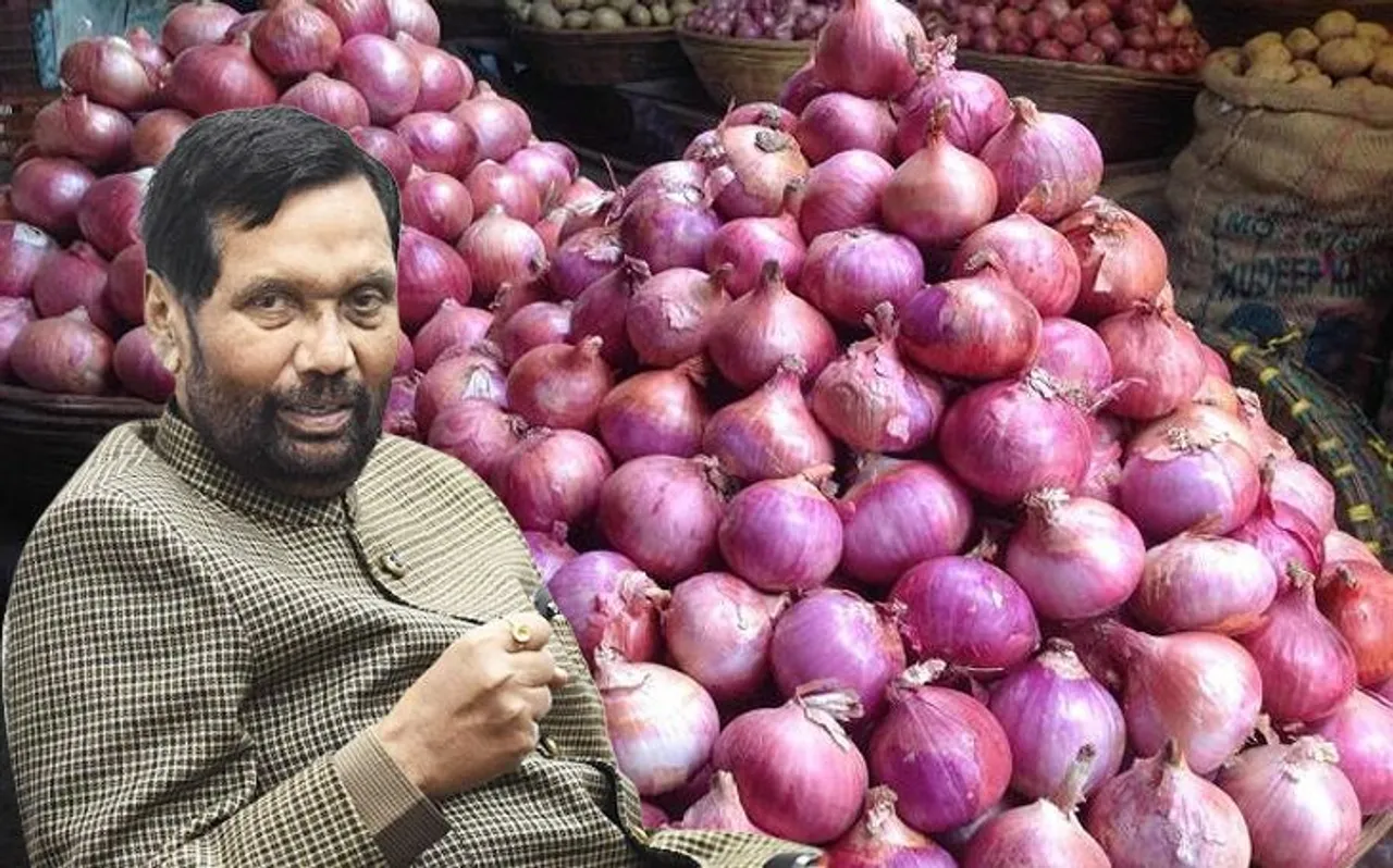 महंगे प्याज को लेकर राम विलास पासवान ने दिया बड़ा बयान, जमाखोरों पर होगी कार्रवाई