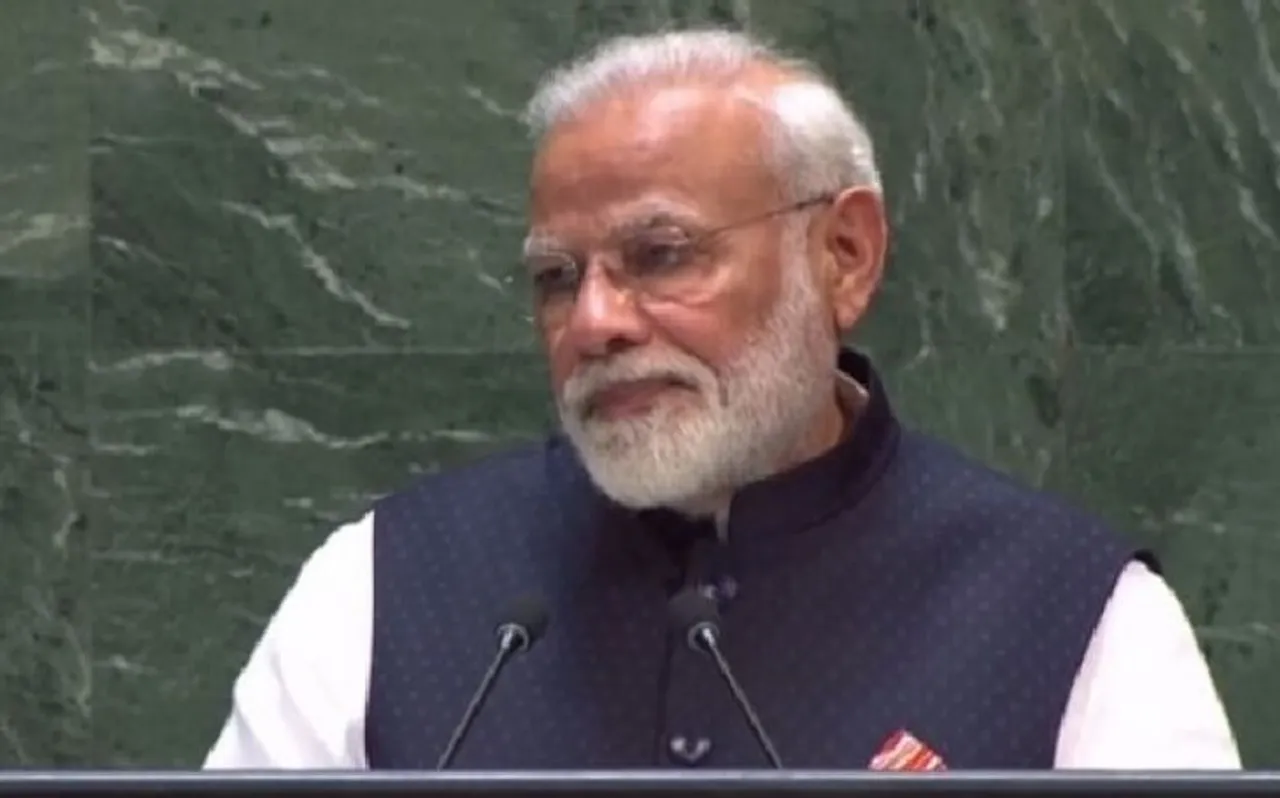 UNGA के सत्र में पीएम नरेंद्र मोदी ने शांति और विकास के मूलमंत्र को वैश्विक बनाने का किया आह्वान