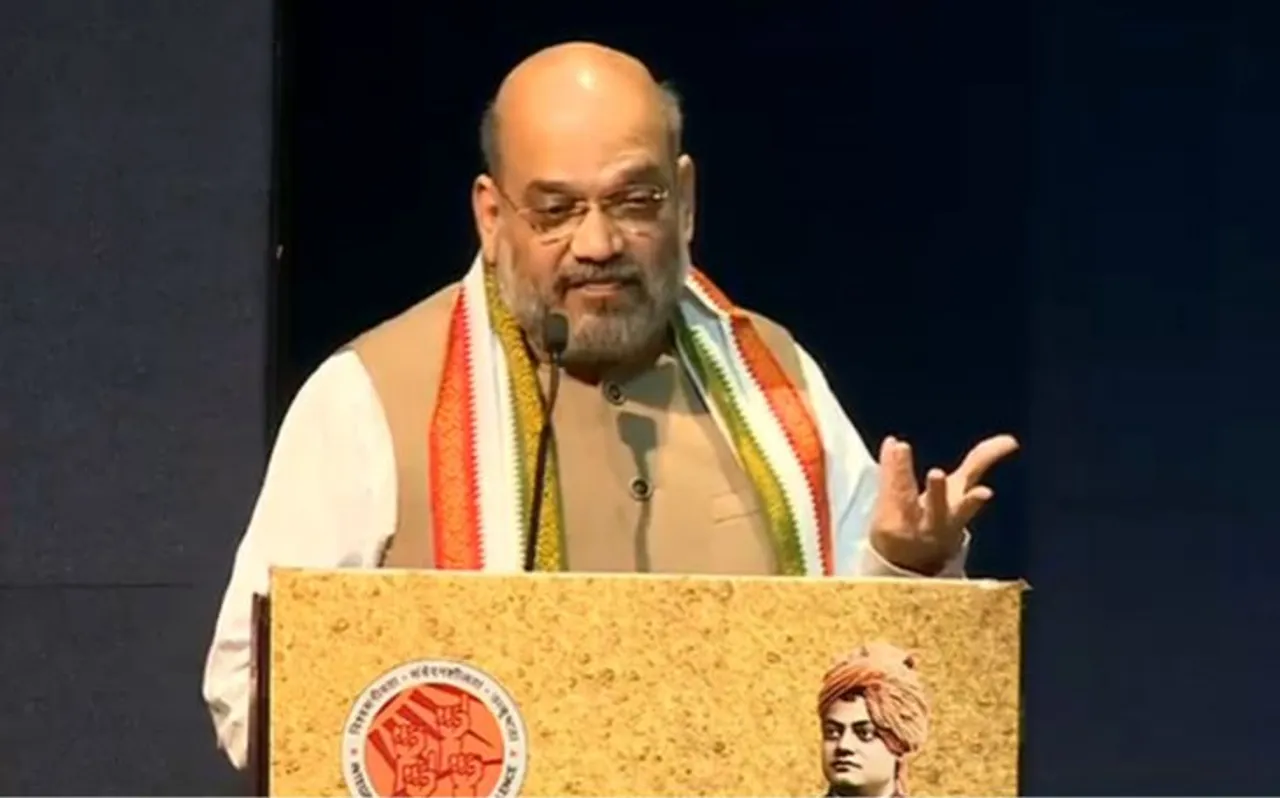 RSS के कार्यक्रम में बोले अमित शाह- कश्मीर पर UNO में जाना जवाहरल लाल नेहरू की हिमालयन गलती