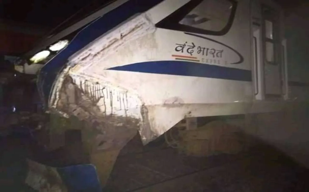 टला बड़ा रेल हादसा, कानपुर में वंदे भारत एक्सप्रेस के सामने आए कई मवेशी
