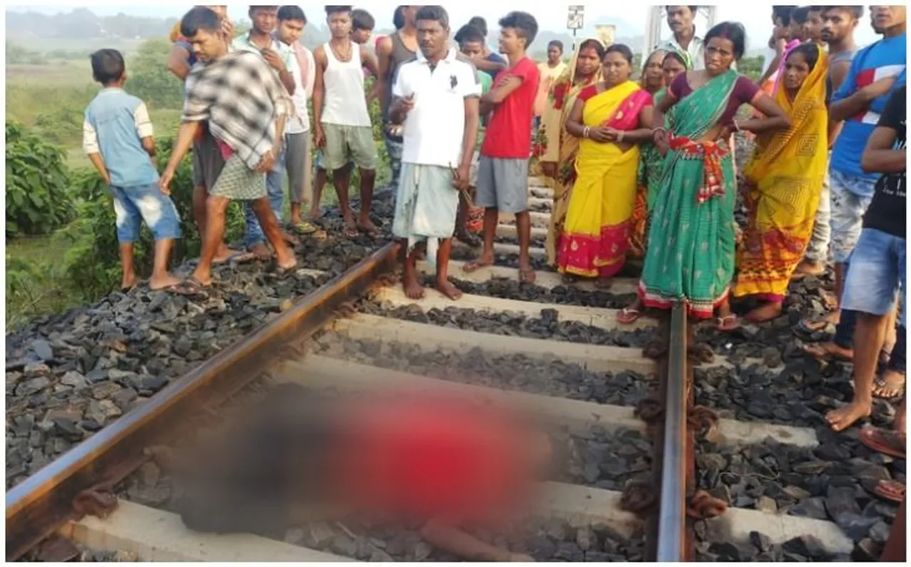 रेलवे ट्रेक पर मिला युवक का शव, परिजनों ने लगाया हत्या का आरोप