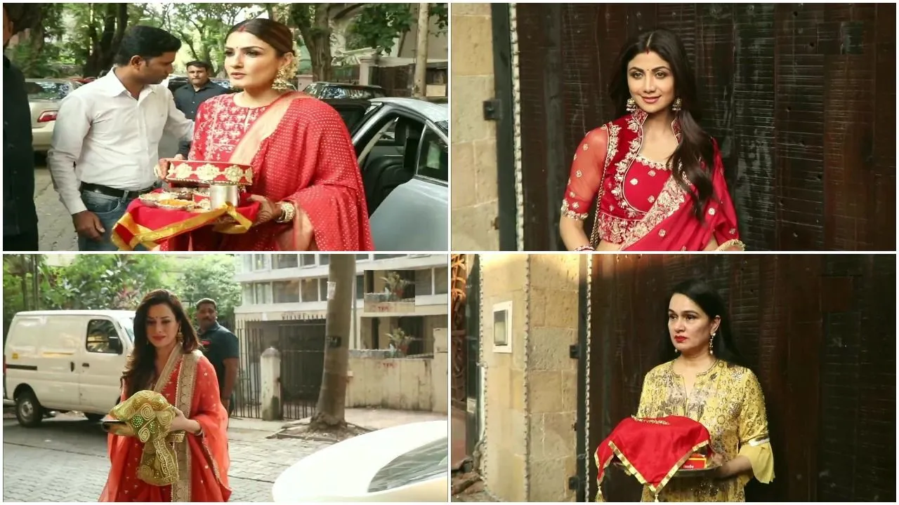 Karva Chauth 2019: बॉलीवुड में भी करवा चौथ की धूम, इन अभिनेत्रियों ने चांद का दीदार कर खोला व्रत