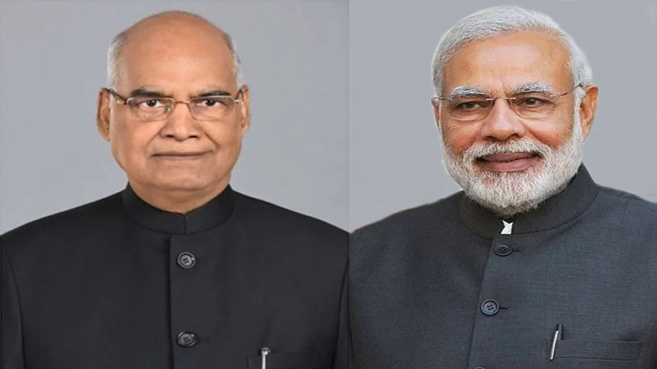 President Ramnath Kovind-PM Narendra Modi