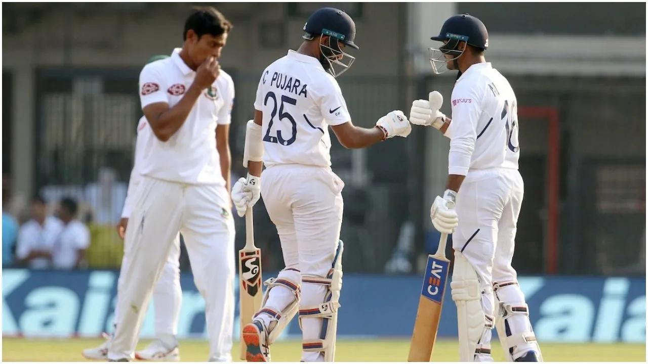 IND VS BAN 1st Test Day 2 :दूसरे दिन का खेल खत्‍म, भारत 493/6, जडेजा और उमेश नाबाद