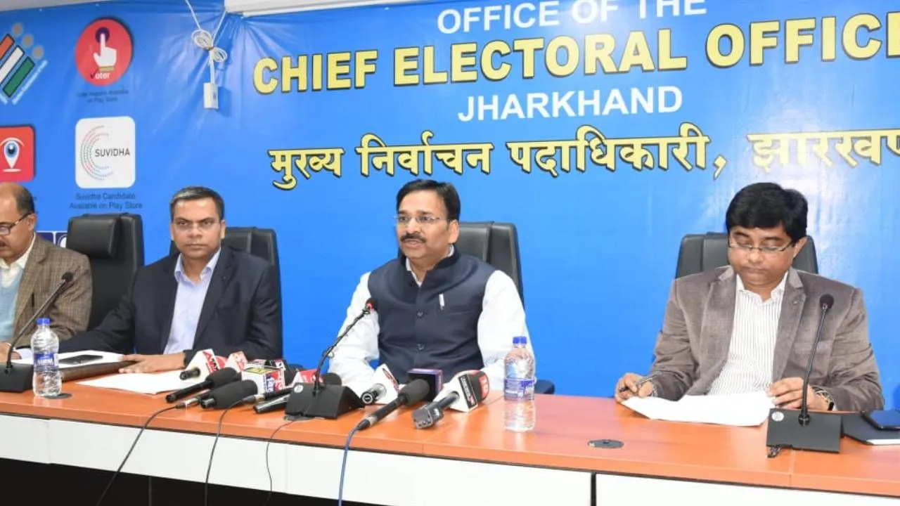 Jharkhand Poll: आचार संहिता के उल्लंघन पर 50 केस दर्ज, नगदी समेत 5.53 करोड़ की अवैध सामग्री जब्त