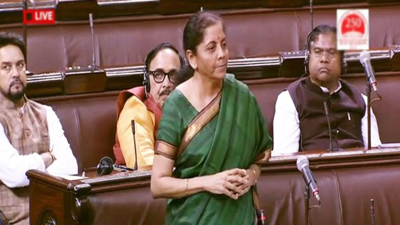 वित्त मंत्री निर्मला सीतारमण ने विकास दर में गिरावट को लेकर राज्यसभा में कही ये बड़ी बात