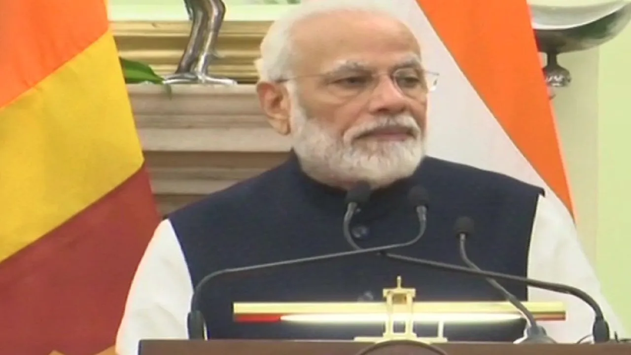 मोदी ने आतंकवाद से निपटने के लिए श्रीलंका के साथ 5 करोड़ डॉलर के समझौते का किया ऐलान