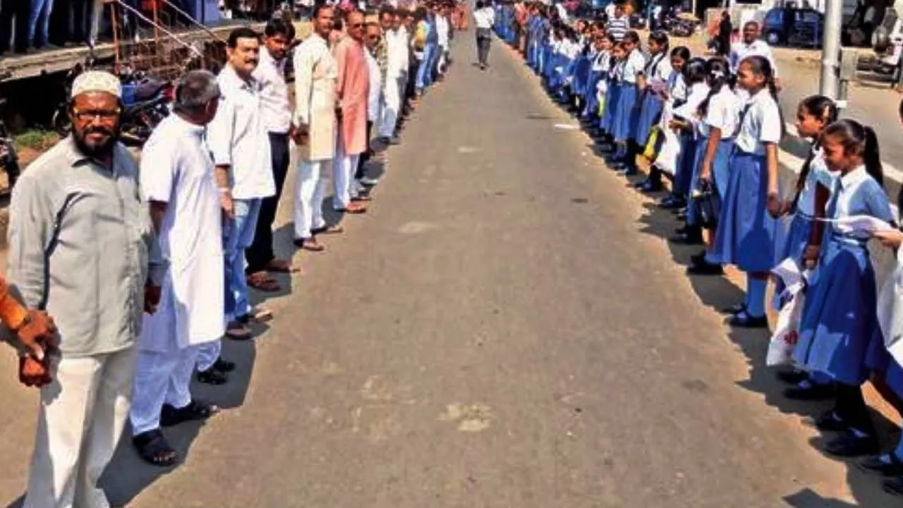 जल जीवन हरियालीः 16,351 किमी लंबी बनेगी मानव श्रृंखला, 4 करोड़ लोग हो सकते हैं शामिल