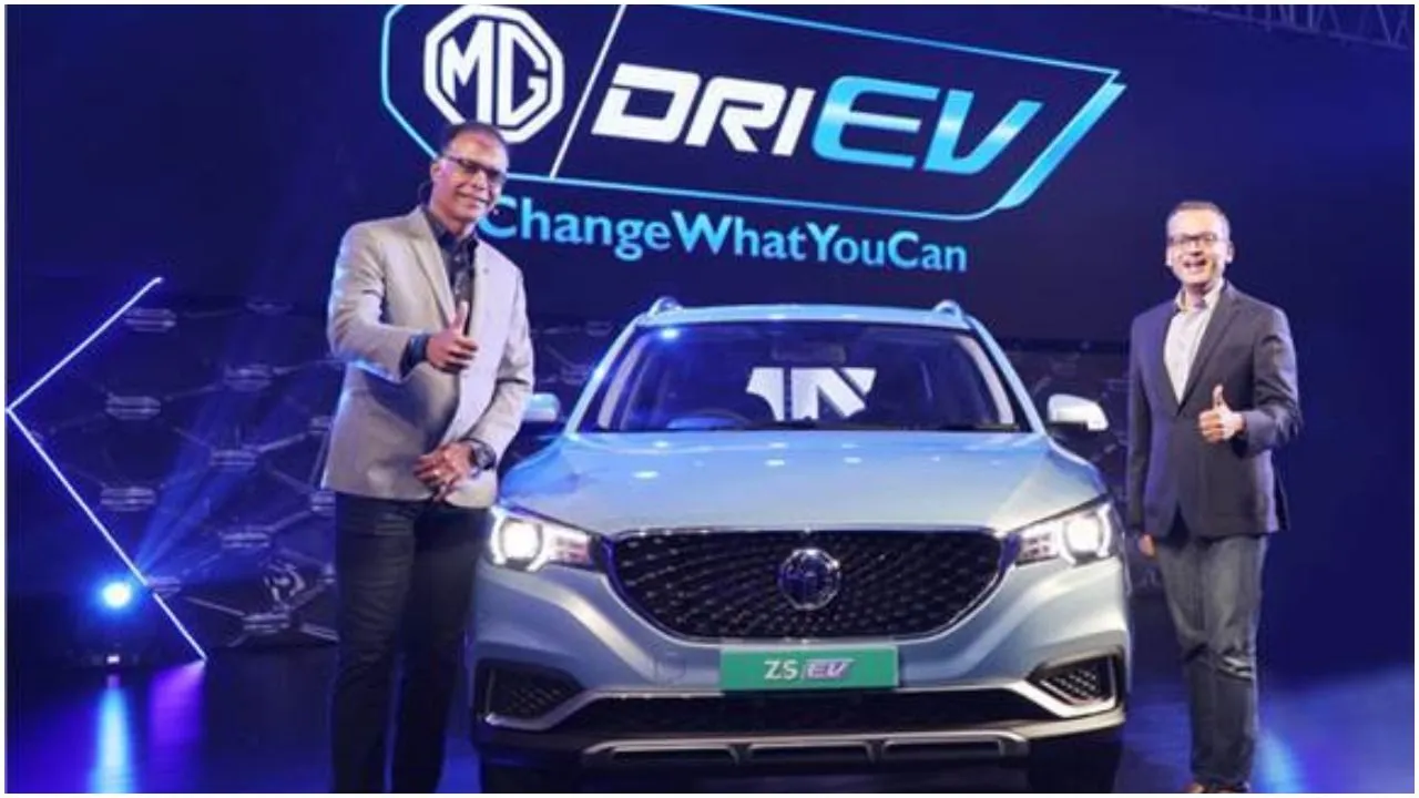 MG Motor ने लॉन्च की भारत की पहली इलेक्ट्रिक इंटरनेट SUV ZS EV