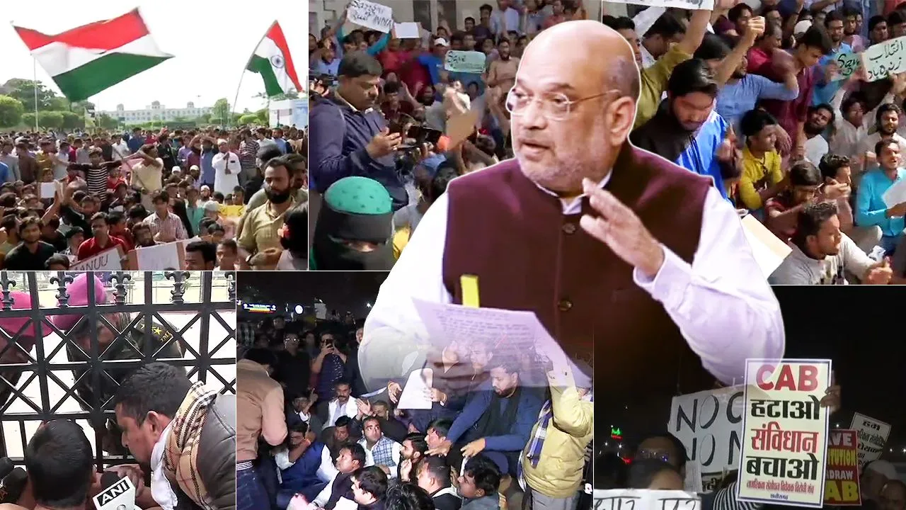 CAA Protest: जामिया में पुलिस कार्रवाई के खिलाफ लखनऊ से लेकर हैदराबाद के छात्र आए साथ