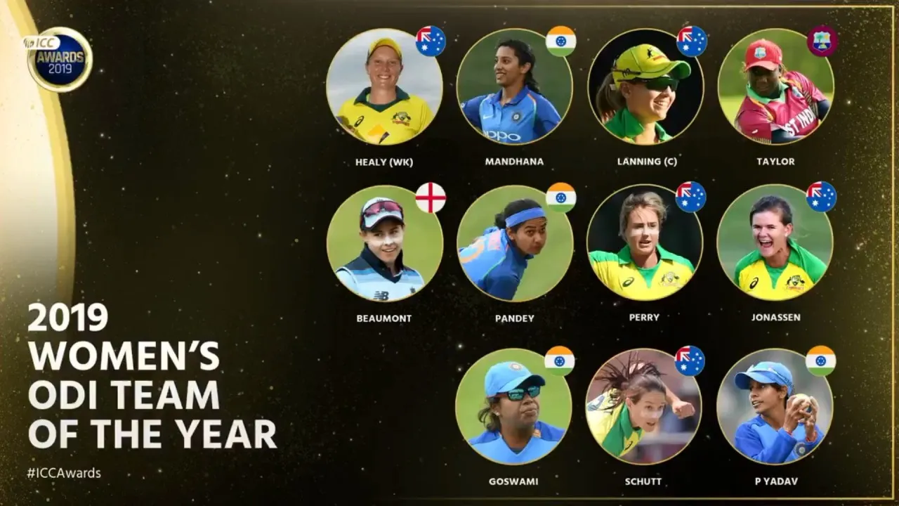 ICC Awards: एलिसे पेरी को ODI और एलिसा हेली को T20 क्रिकेटर ऑफ द ईयर अवॉर्ड, देखें लिस्ट