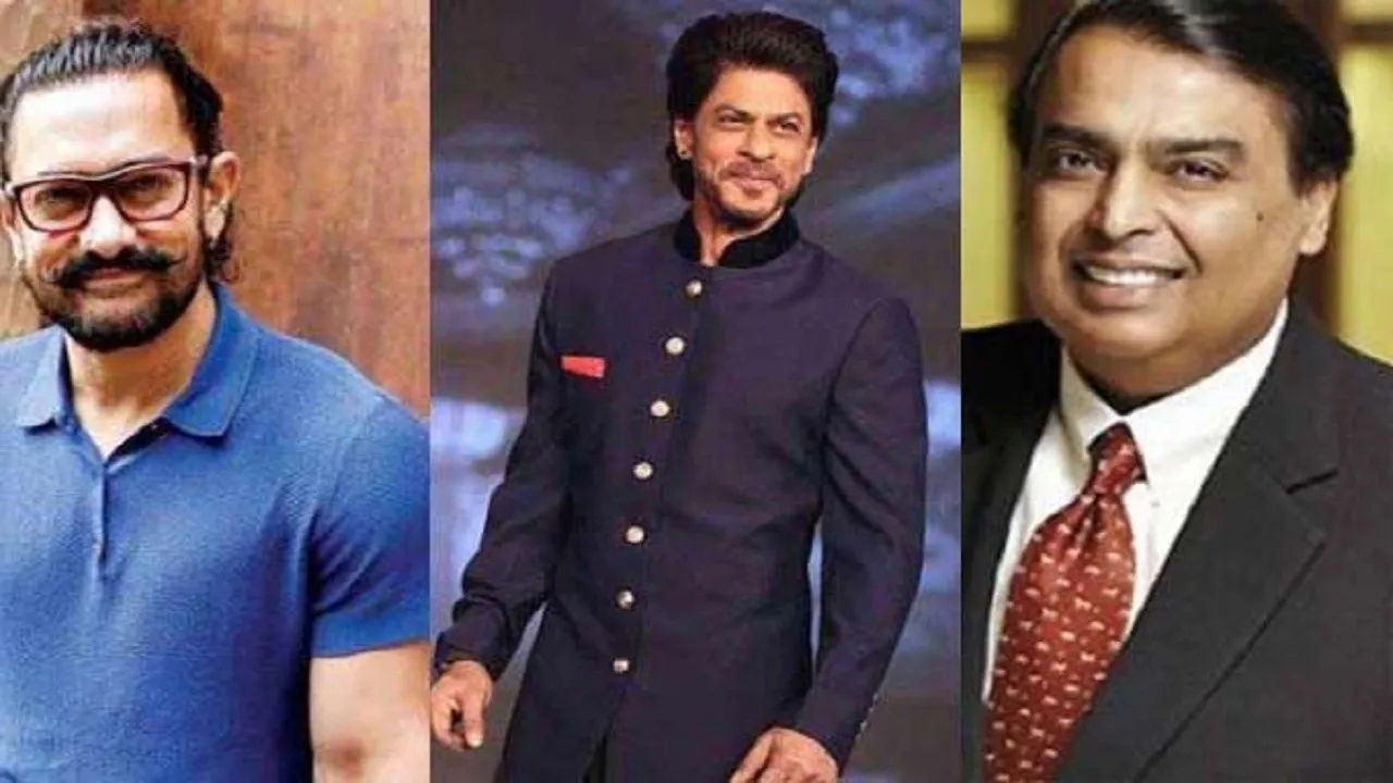 मुकेश अंबानी, शाहरुख, आमिर सबसे महत्वपूर्ण व्यक्तियों की सूची में