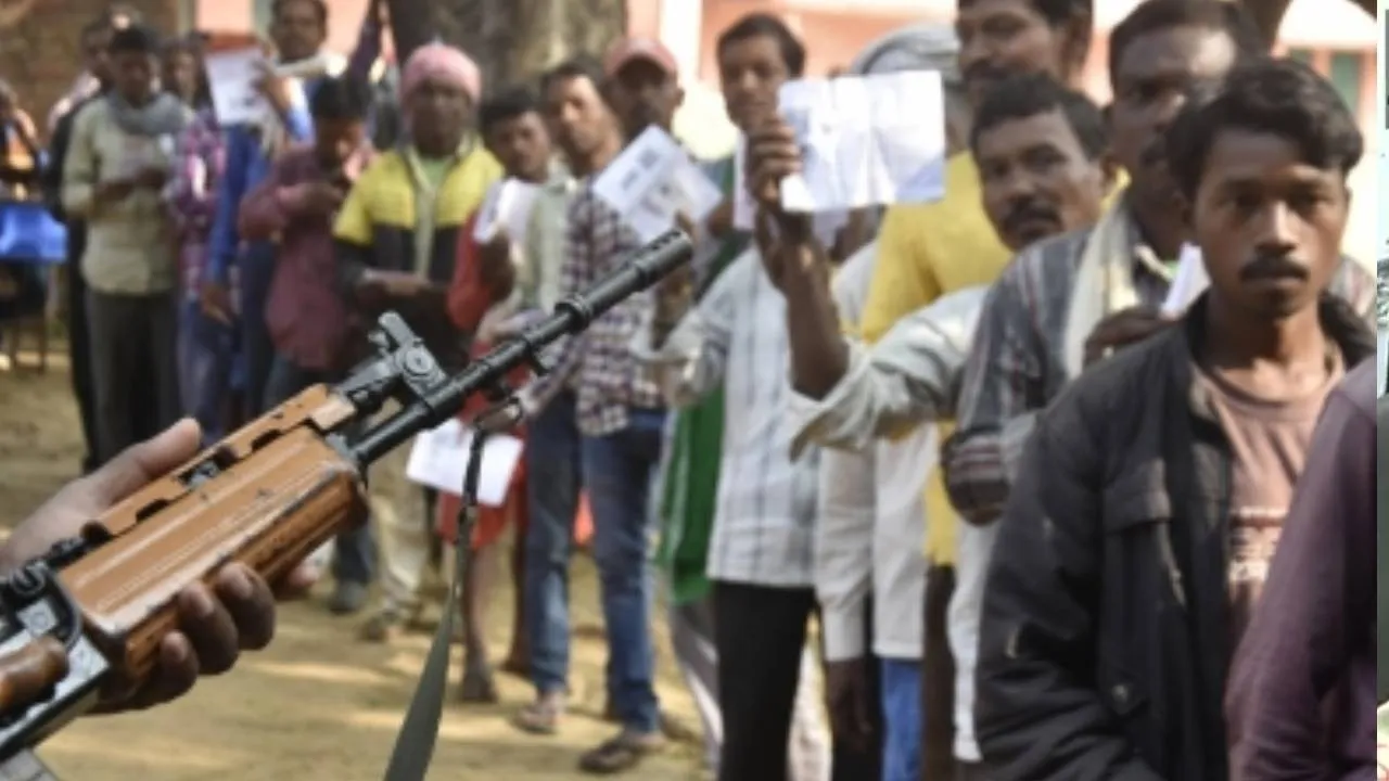 Jharkhand 5th Phase Poll : दोपहर 5 बजे तक  68.99%  मतदान