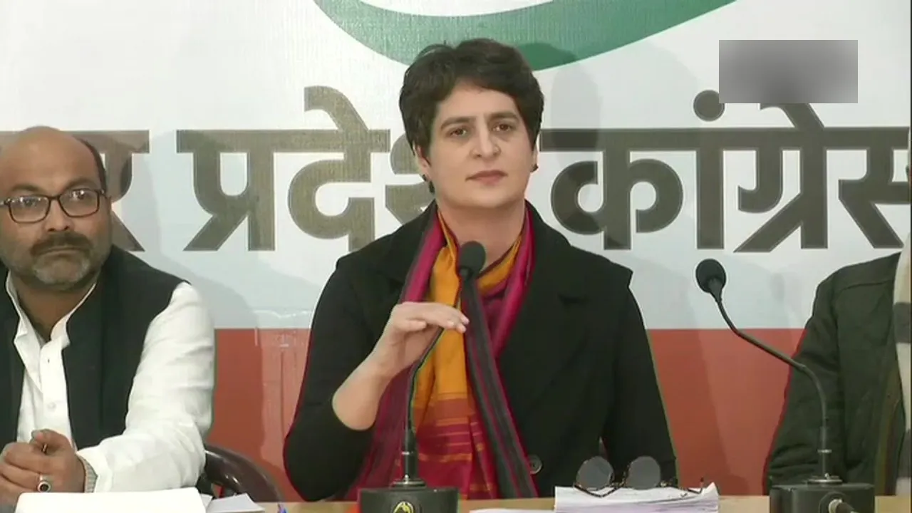 प्रियंका गांधी ने प्रेस कान्फ्रेंस कर योगी आदित्यनाथ पर साधा निशाना, कहा 'भगवा पहना है तो उसका सम्मान भी करें'