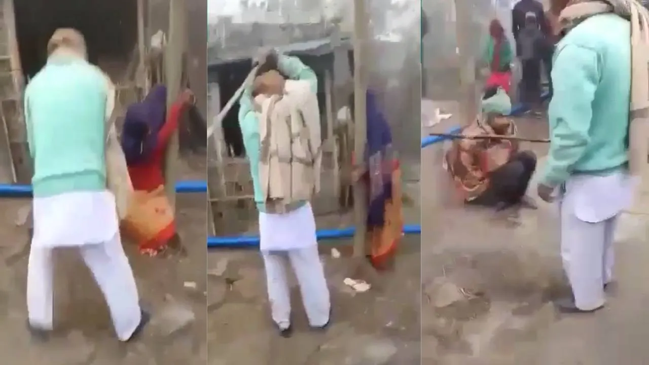 महिला को प्रेमी संग कथित तौर पर रंगरेलियां मनाते पकड़ा, भरी पंचायत में सरपंच ने डंडों से पीटा