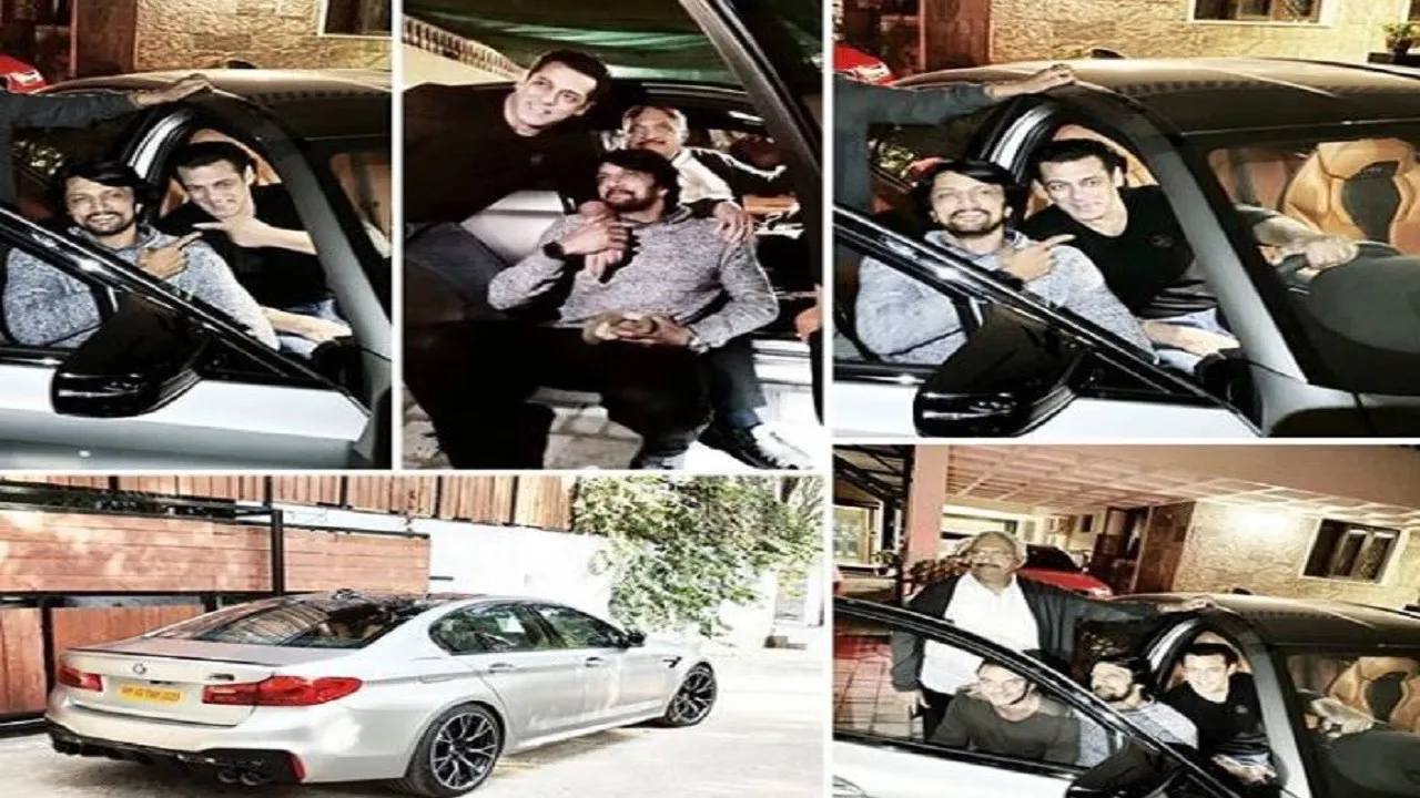 PHOTO: 'दबंग 3' के विलेन से इम्प्रेस हुए सलमान खान, गिफ्ट में दी लग्जरी कार BMW M5