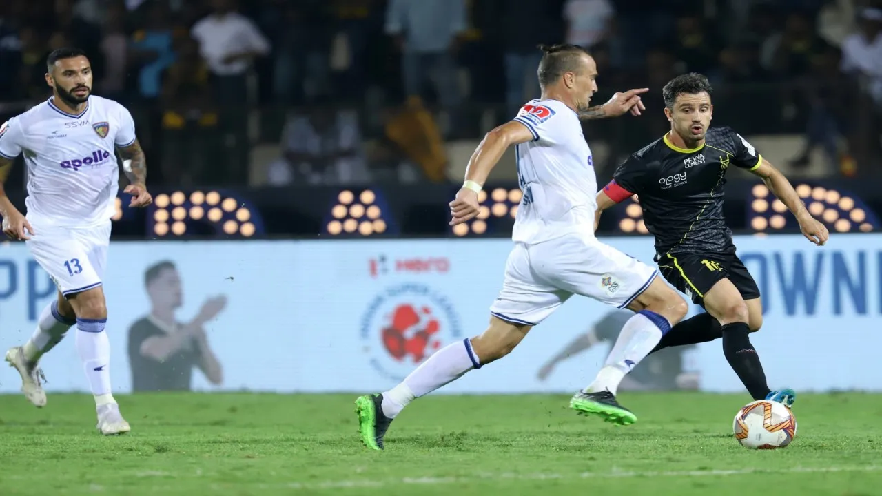 ISL 6: जीत के साथ चेन्नइयन एफसी का सफर जारी, हैदराबाद एफसी की उम्मीदें खत्म