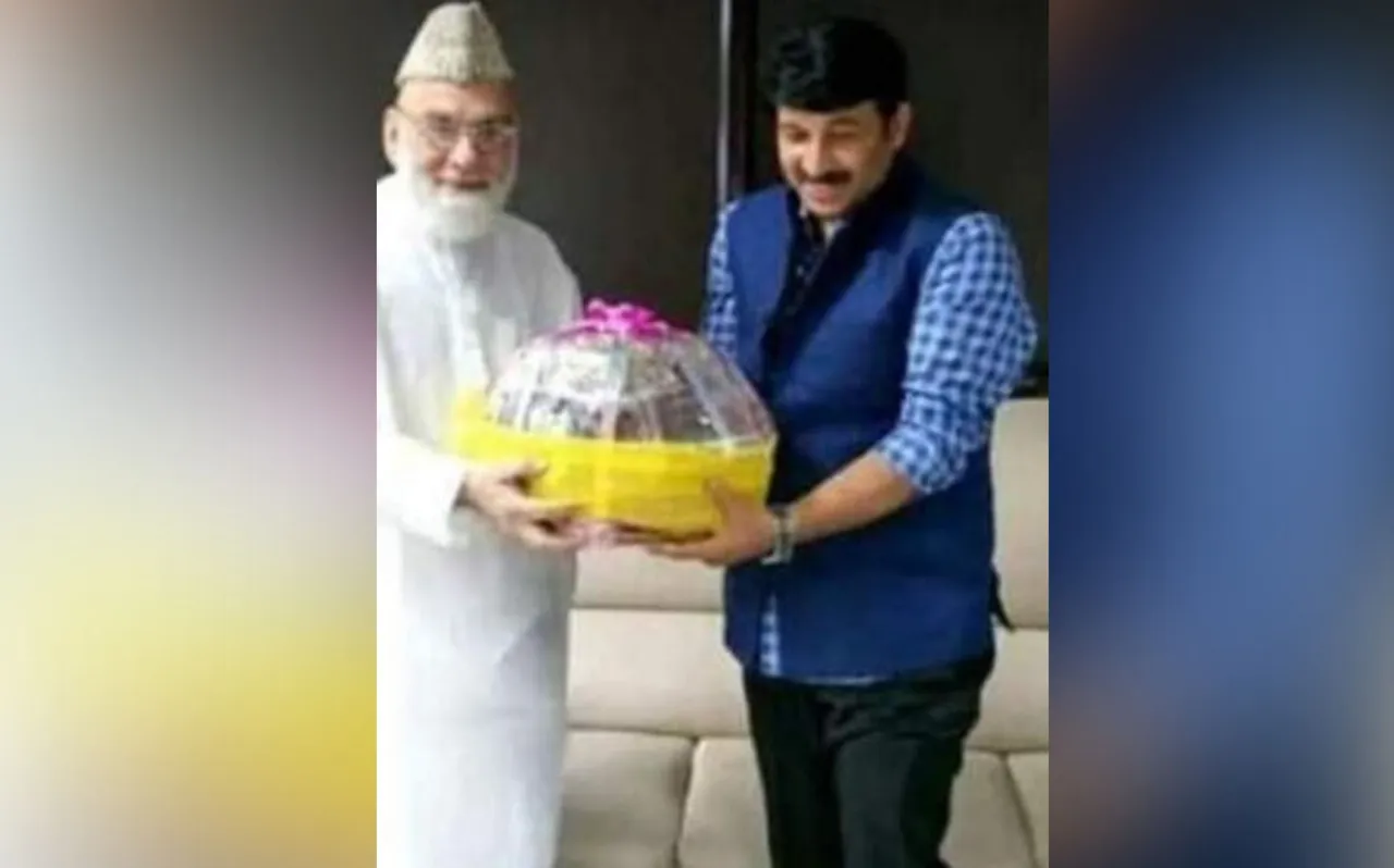 Fact Check: चुनाव से पहले जामा मस्जिद के इमाम बुखारी से मिले मनोज तिवारी? जानें इस दावे की सच्चाई